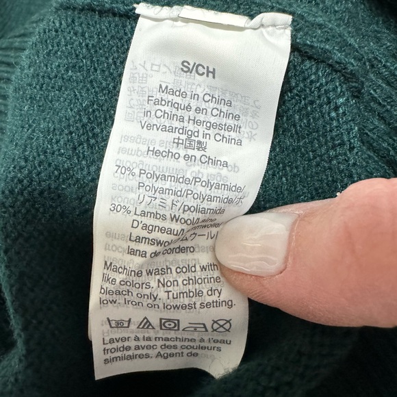 J. Crew Crewneck Sweater with Jeweled Buttons Size XS NWT - Picture 7 of 11